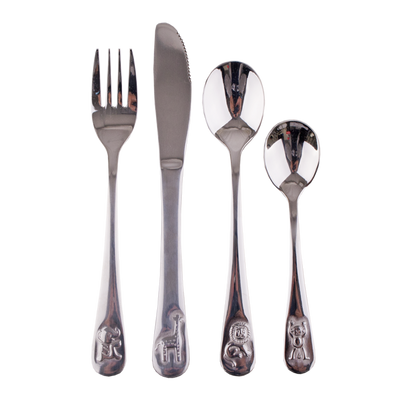 Children's 4 piece cutlery set