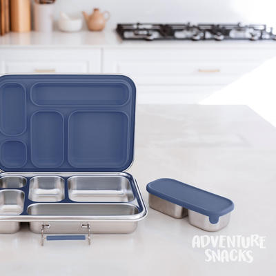 Stainless steel snack box and bento box
