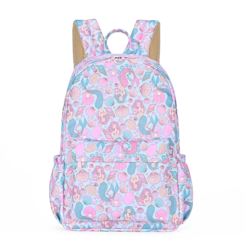 Kinnder backpack- mermaid aqua