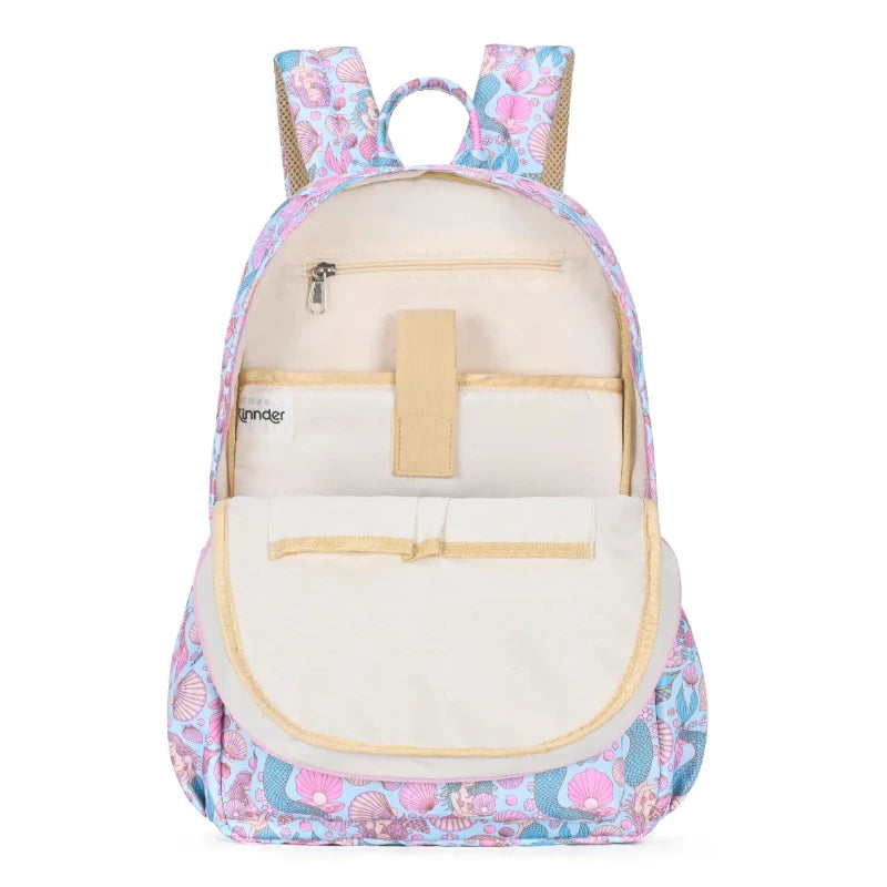 Kinnder backpack- mermaid aqua
