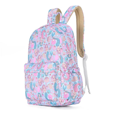 Kinnder backpack- mermaid aqua