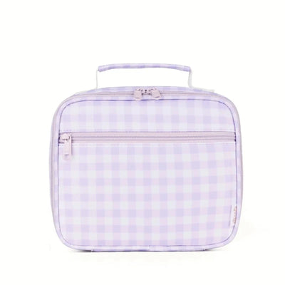 Kinnder Lunch Bag- mini- Lilac Gingham