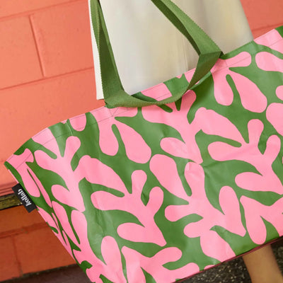 Kollab beach bag- coral canopy