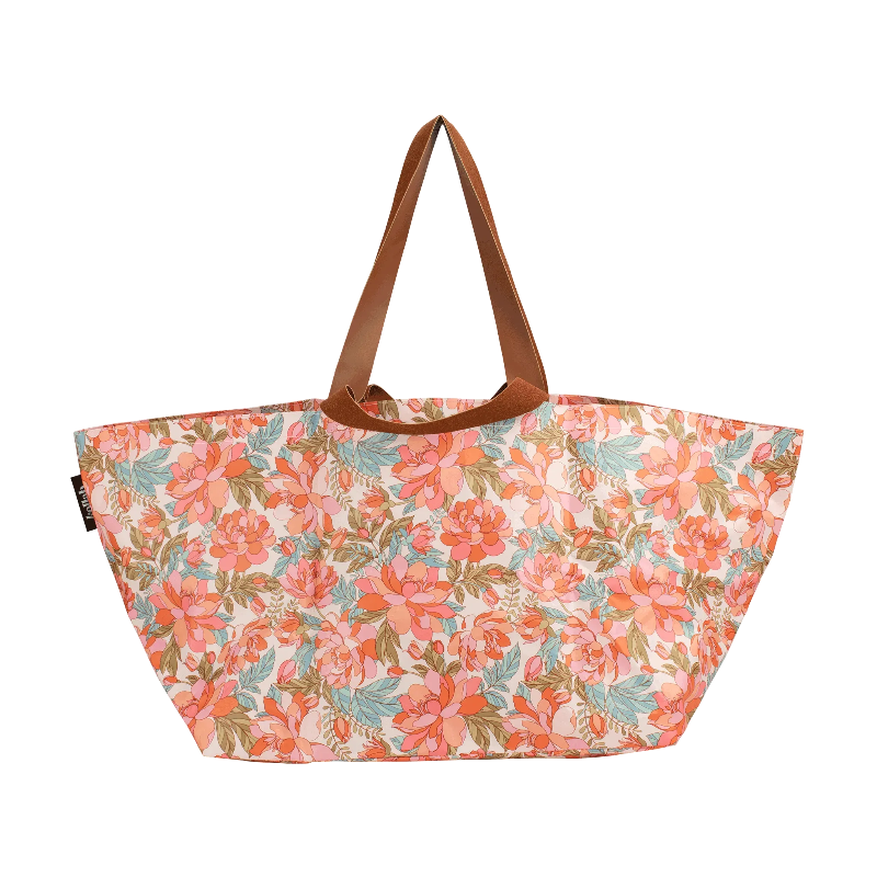 Kollab beach bag- whimsical floral