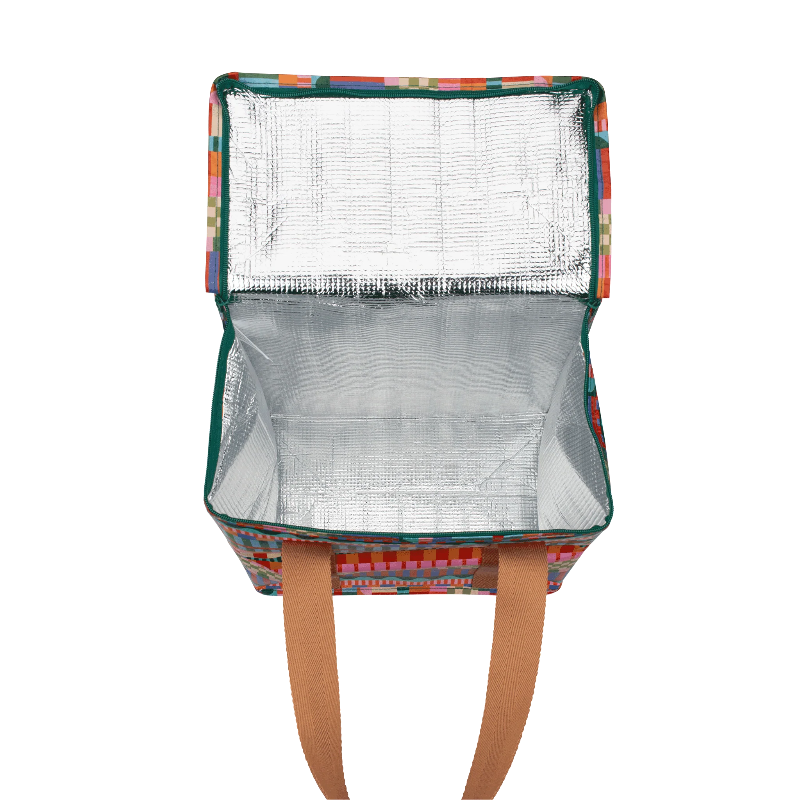 Kollab cooler bag- blocks & stripe