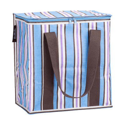 Kollab cooler bag- choc blue stripe