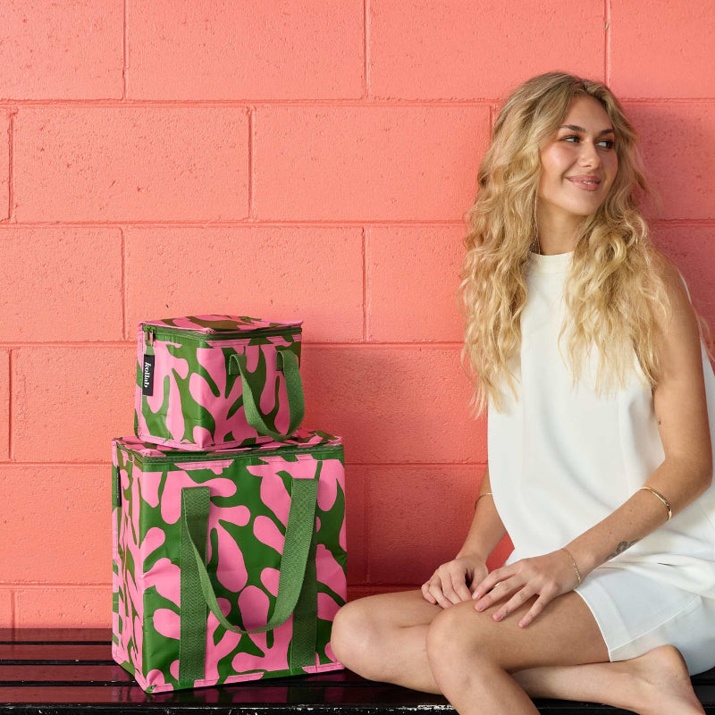 Kollab cooler bag- coral canopy