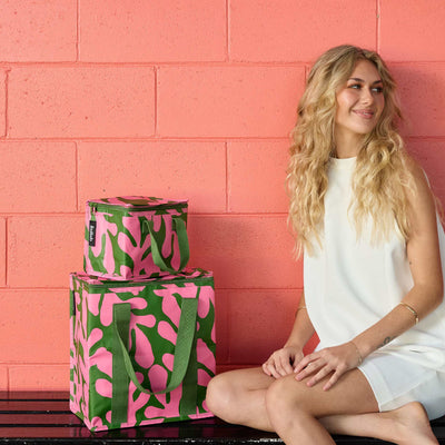 Kollab cooler bag- coral canopy