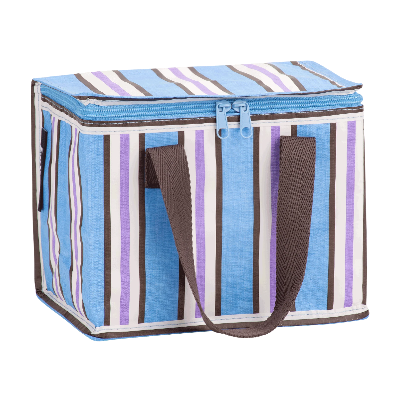 Kollab lunch box- choc blue stripe