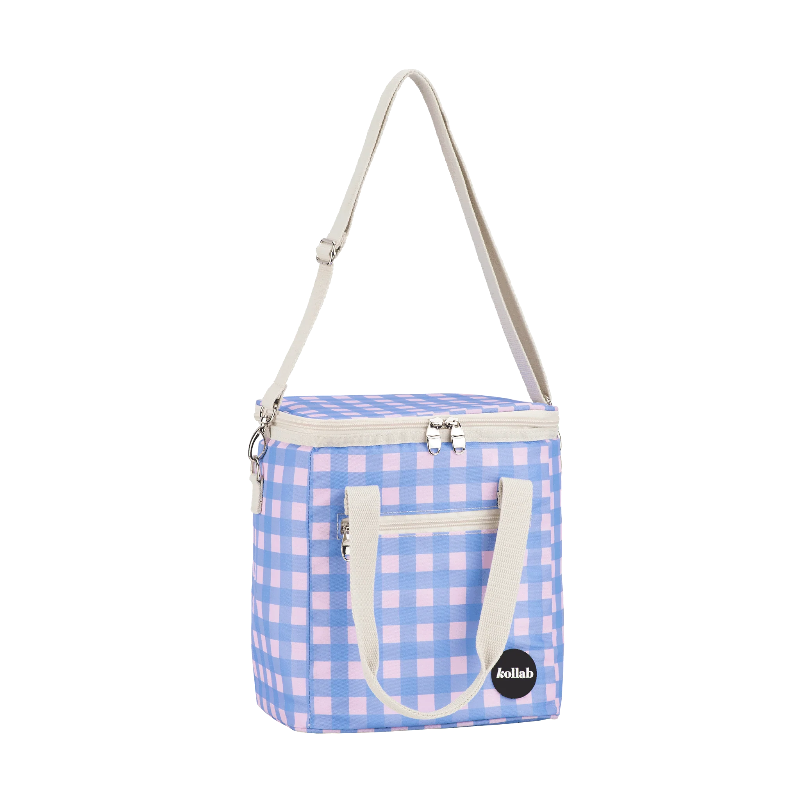 Kollab mini cooler- skyberry gingham