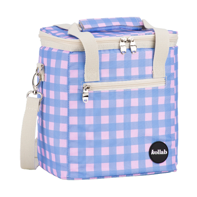 Kollab mini cooler- skyberry gingham