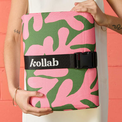 Kollab picnic mat- coral canopy