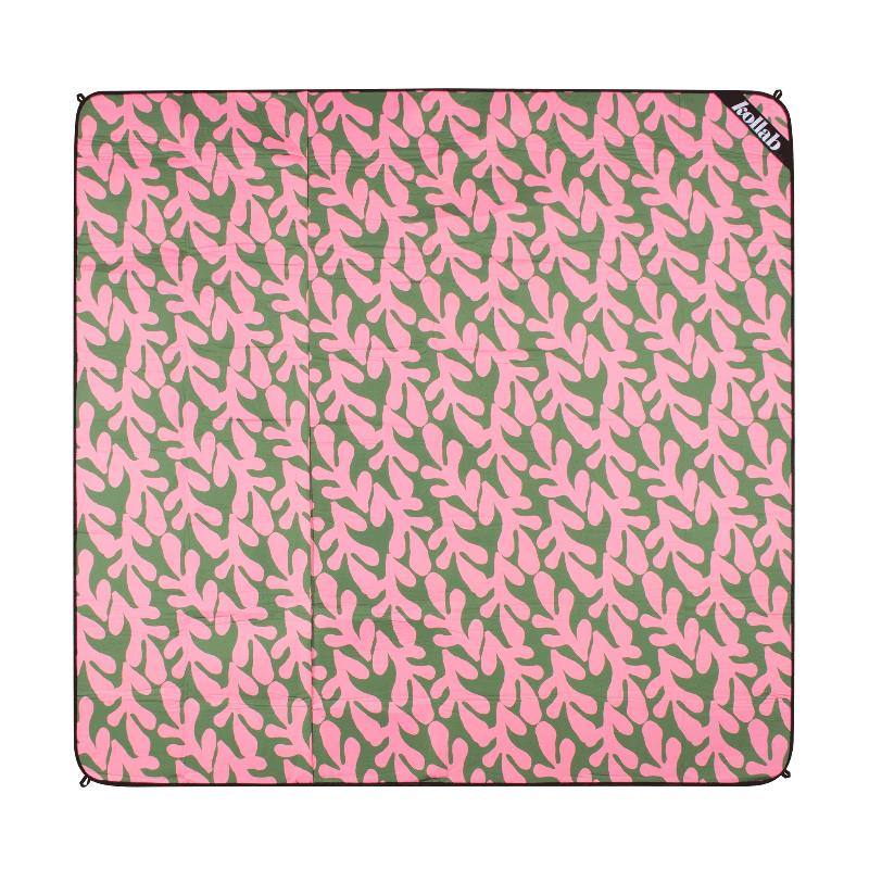 Kollab picnic mat- coral canopy