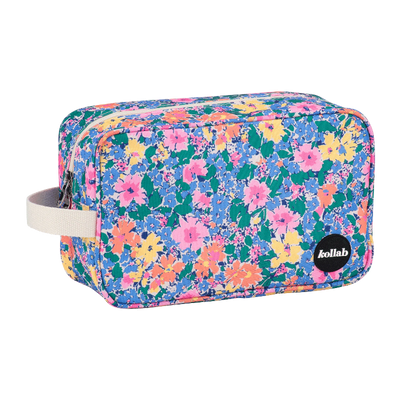 Kollab travel bag- rainbow garden