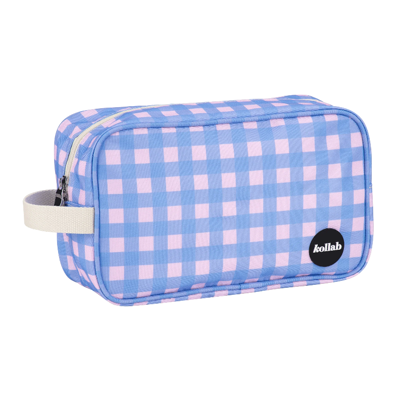 Kollab travel bag- skyberry gingham
