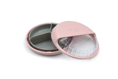 Melii Spin Snack Containers- pink/grey
