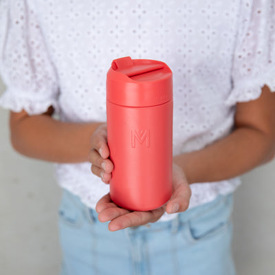 MontiiCo 350ml coffee cup - watermelon