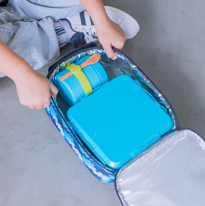MontiiCo Large Lunchbag- block land
