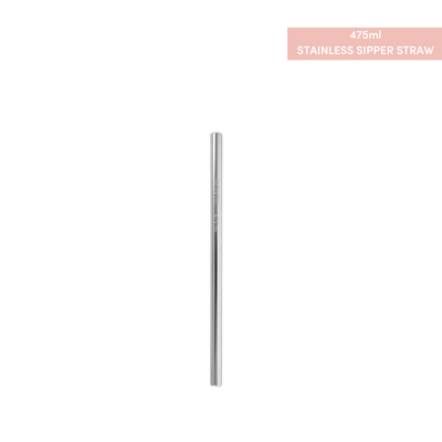 Montiico stainless steel sipper straw- 475ml