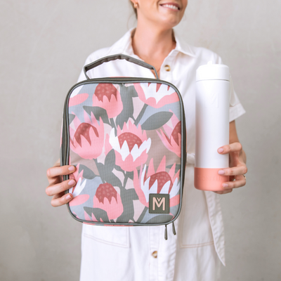 MontiiCo Large insulated lunch bag- Botanica