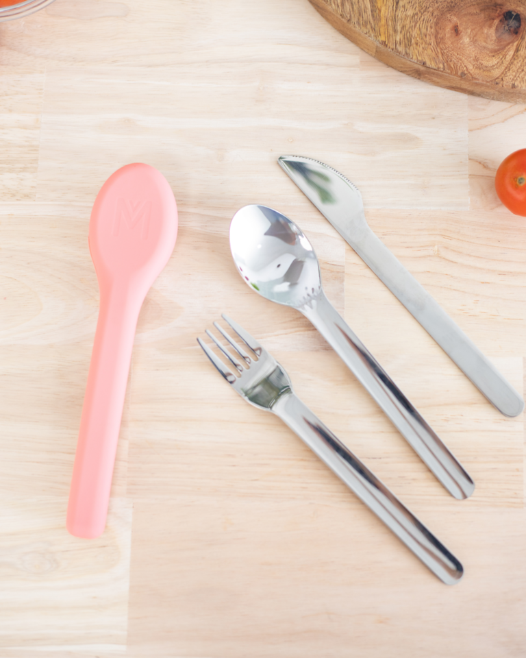 MontiiCo stainless cutlery set- camellia
