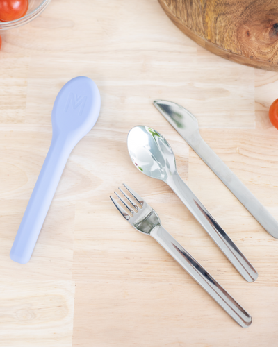 MontiiCo stainless cutlery set- cloud