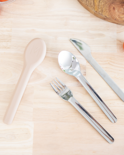MontiiCo stainless cutlery set- sand