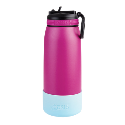 Oasis 780ml bottle bumper - island blue