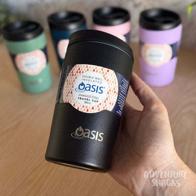 oasis coffee cup black
