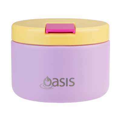 Oasis food flask 300ml - bubblegum pink