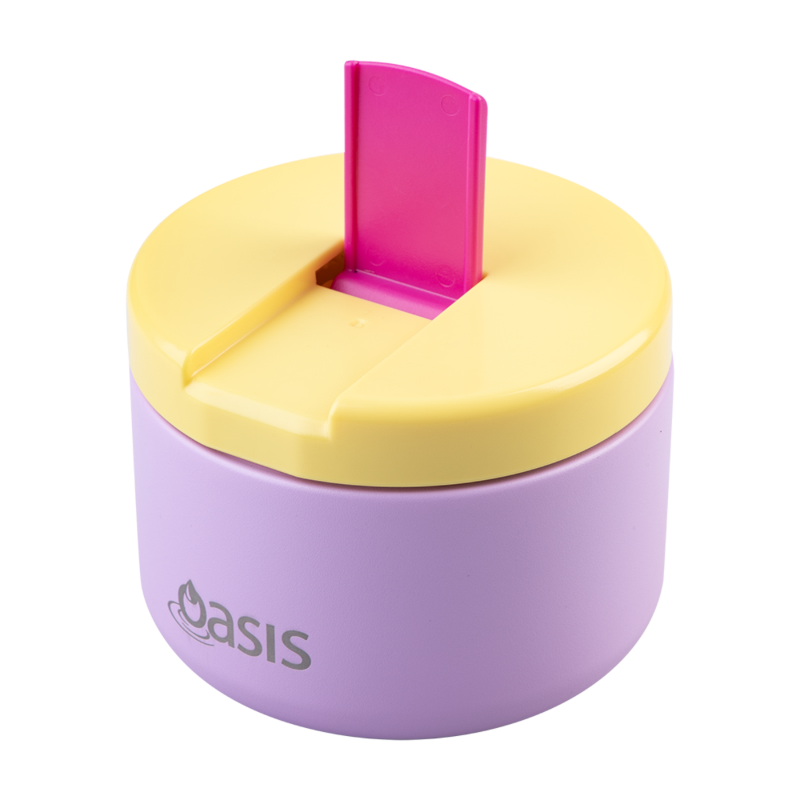 Oasis food flask 300ml - bubblegum pink