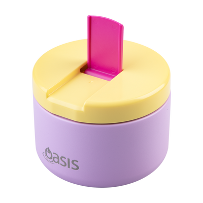 Oasis food flask 300ml - bubblegum pink