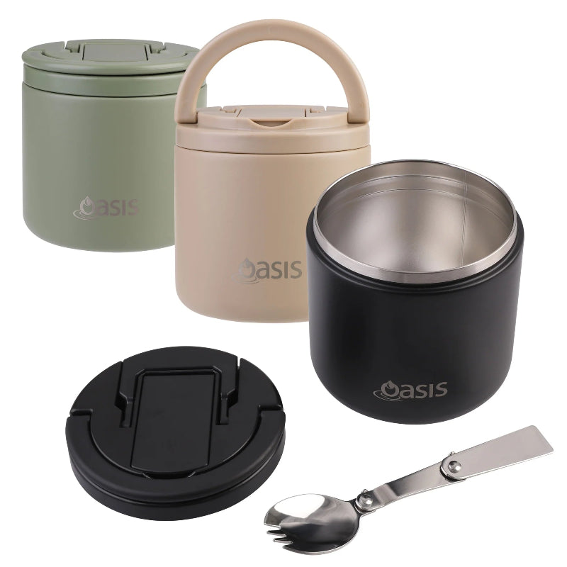 Oasis food flaks with quick release lid - 550ml