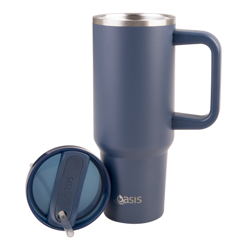 Oasis Insulated Commuter Tumbler- Indigo