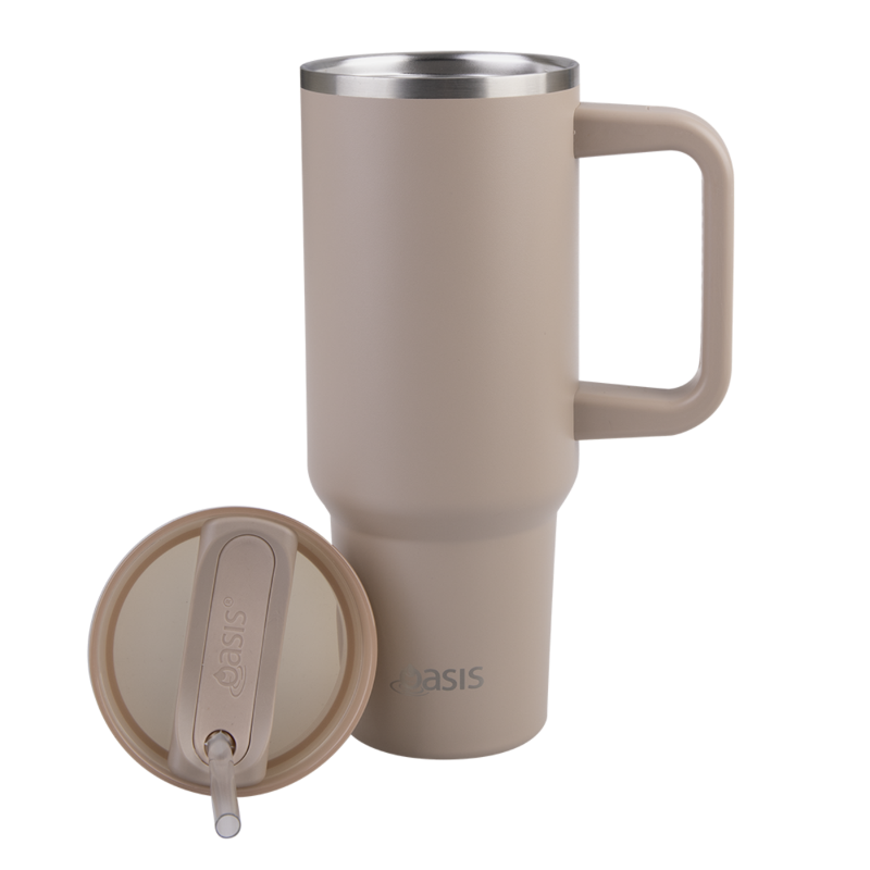 Oasis Insulated Commuter Tumbler- Latte