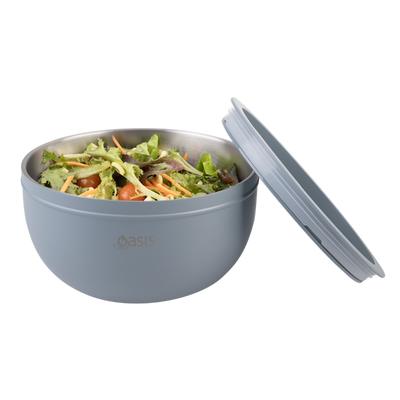 Oasis salad bowl- hazy blue
