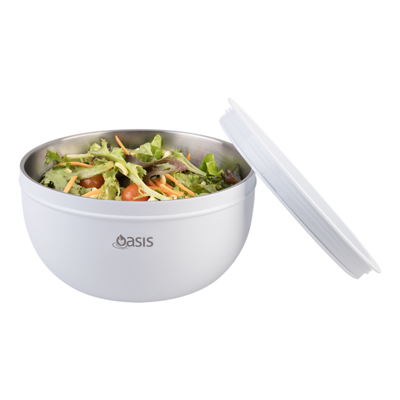 Oasis salad bowl- white