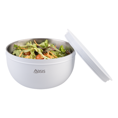 Oasis salad bowl- white