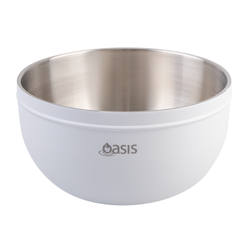 Oasis salad bowl- white