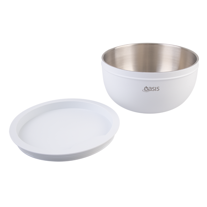 Oasis salad bowl- white