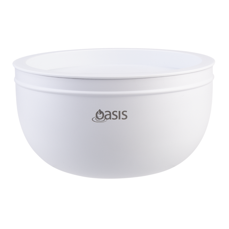 Oasis salad bowl- white