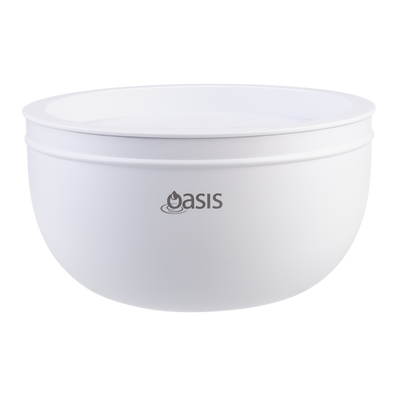 Oasis salad bowl- white