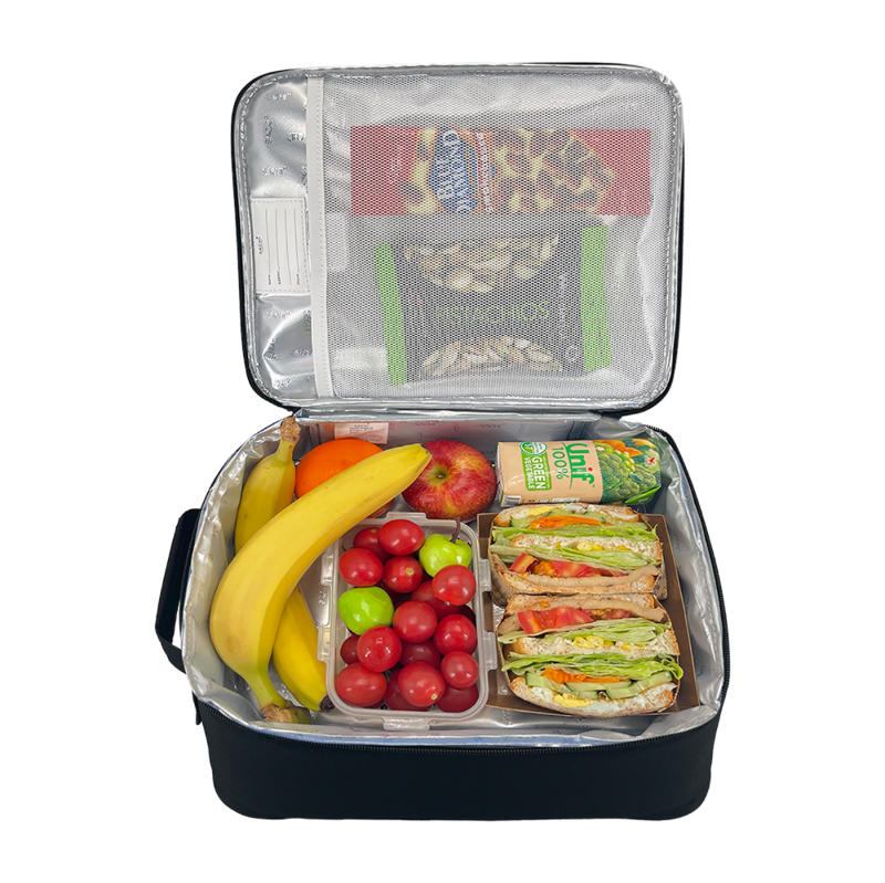 sachi XL lunch tote - black