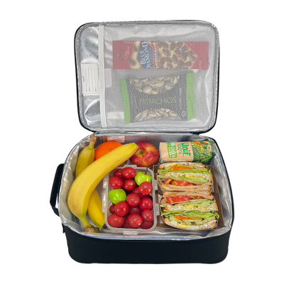 sachi XL lunch tote - black