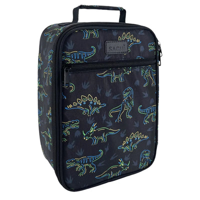 sachi lunch bag- neon dinosaurs