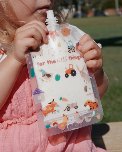 Sinchies 150ml food pouches- farmyard friends
