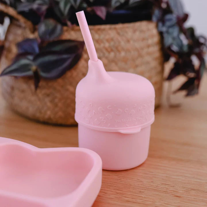 We Might Be Tiny Sippie Cup Set Powder Pink