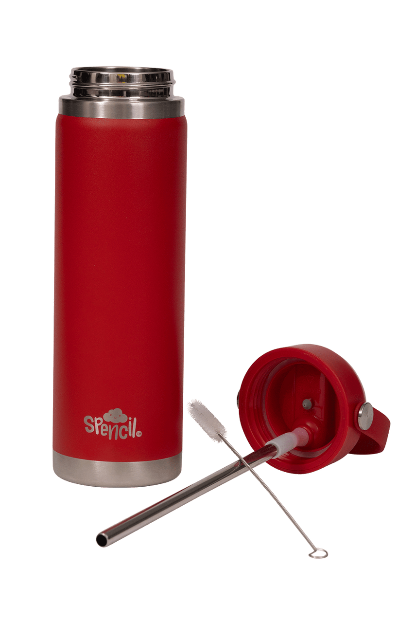 Spencil 650ml insulated bottle- fire