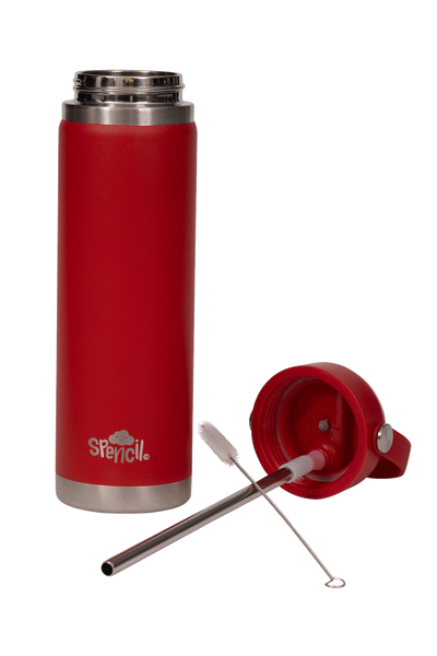 Spencil 650ml insulated bottle- fire