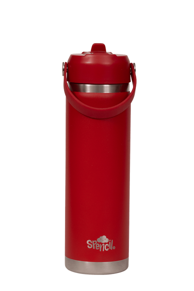 Spencil 650ml insulated bottle- fire